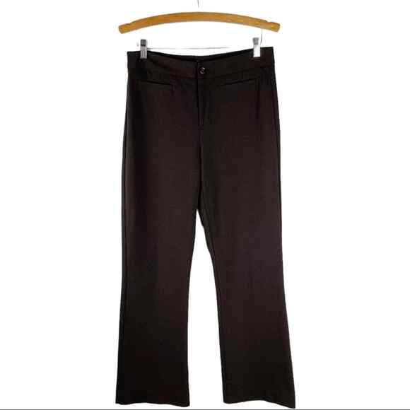 NYDJ Pants - NYDJ brown stretchy high waisted lift tuck slimming trousers pants 8